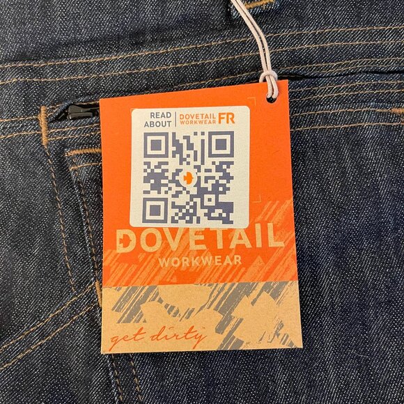 Dovetail Workwear Women's Dx Fr Bootcut Jeans, Size 14, Indigo Denim - Picture 6 of 13